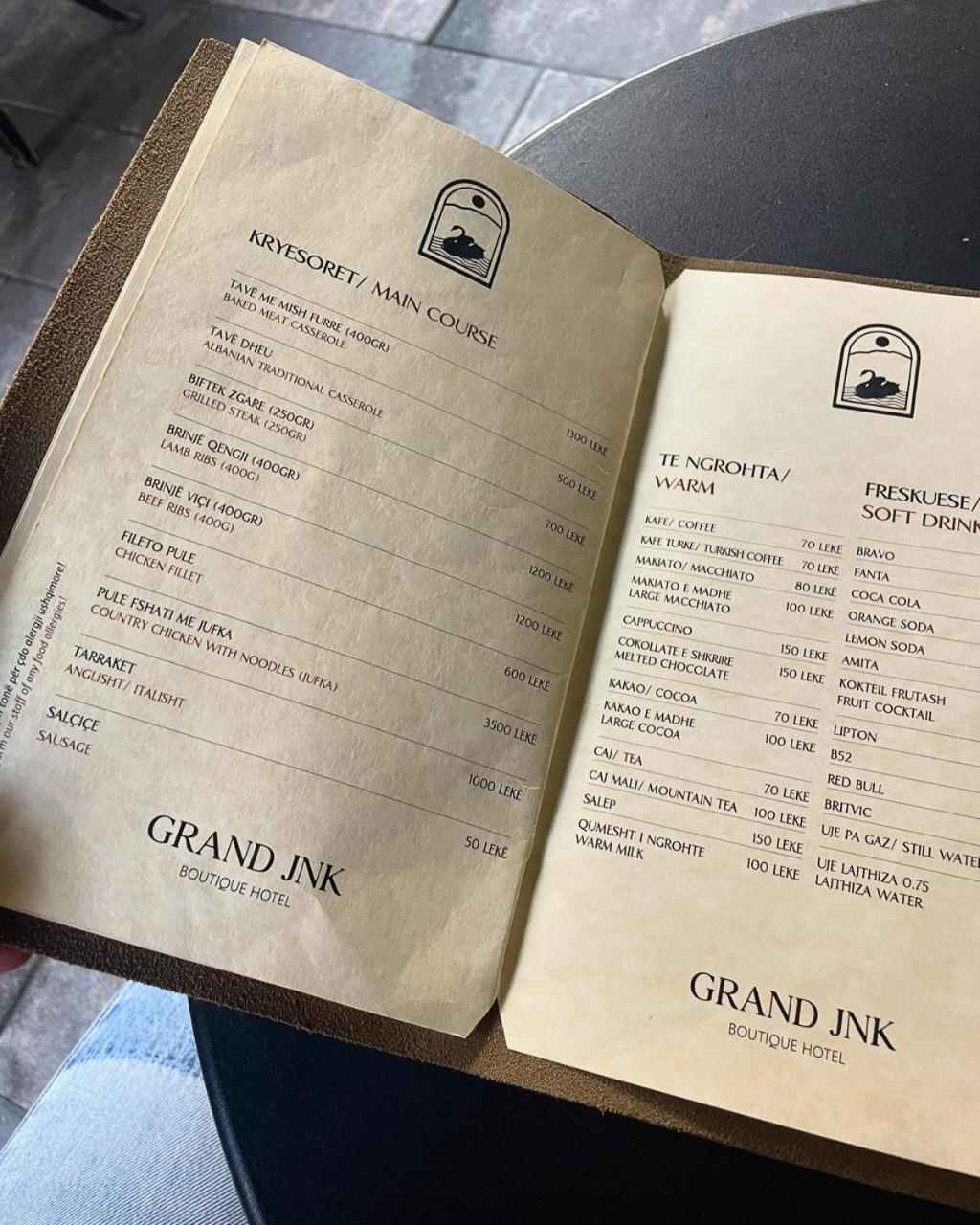 Grand Jnk Boutique Hotel Kukes Экстерьер фото
